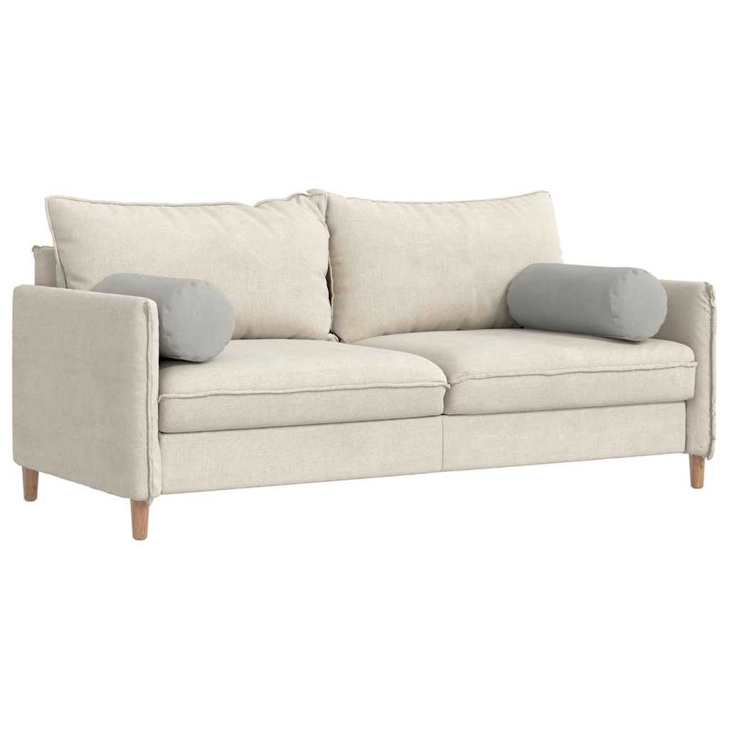 Perne Bolster 2 pcs Gri deschis Ø 25 x 70 cm GartenMobel Dekor