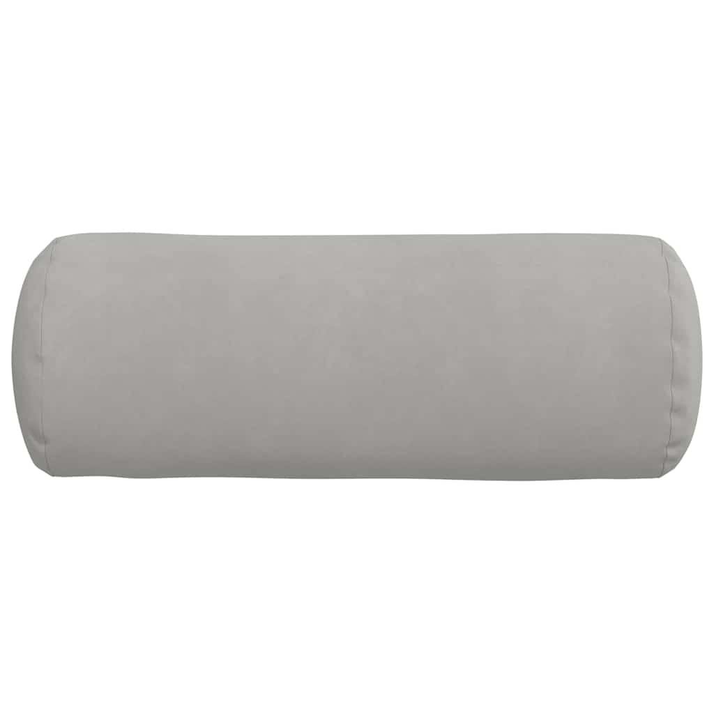 Perne Bolster 2 pcs Gri deschis Ø 25 x 70 cm GartenMobel Dekor