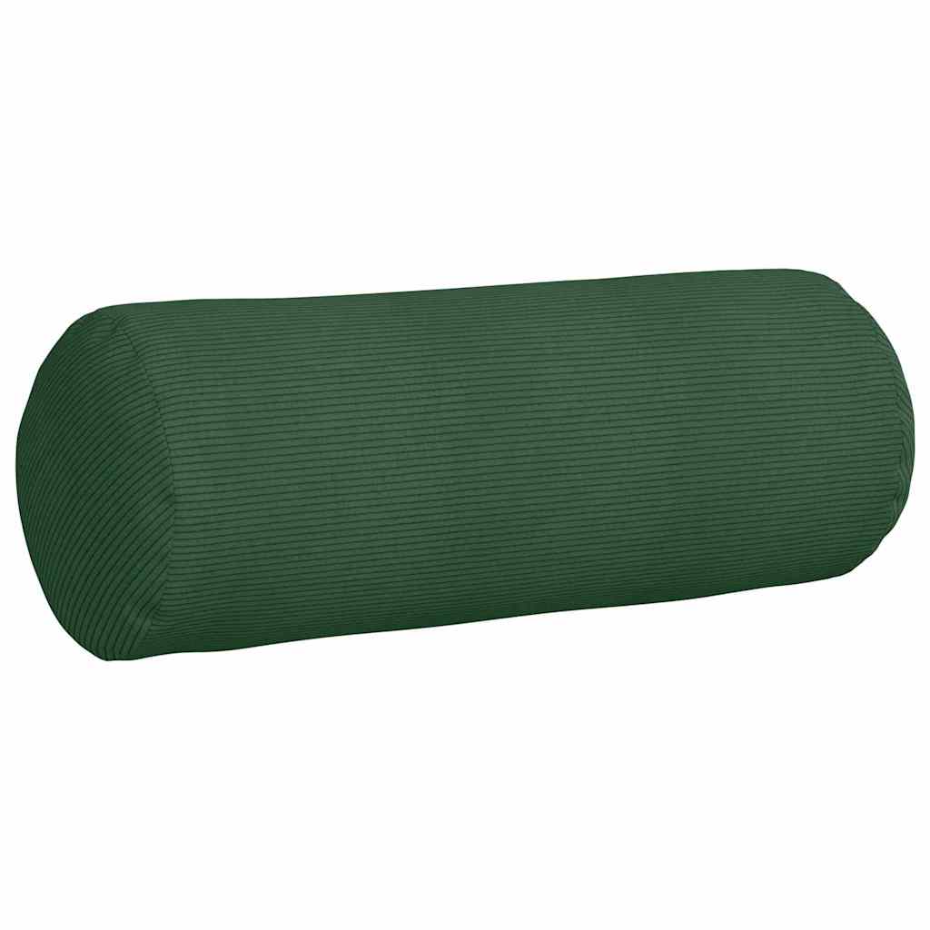 Perne Bolster 2 pcs Verde închis Ø 25 x 70 cm GartenMobel Dekor