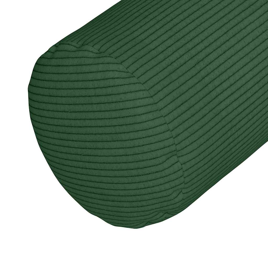 Perne Bolster 2 pcs Verde închis Ø 25 x 70 cm GartenMobel Dekor