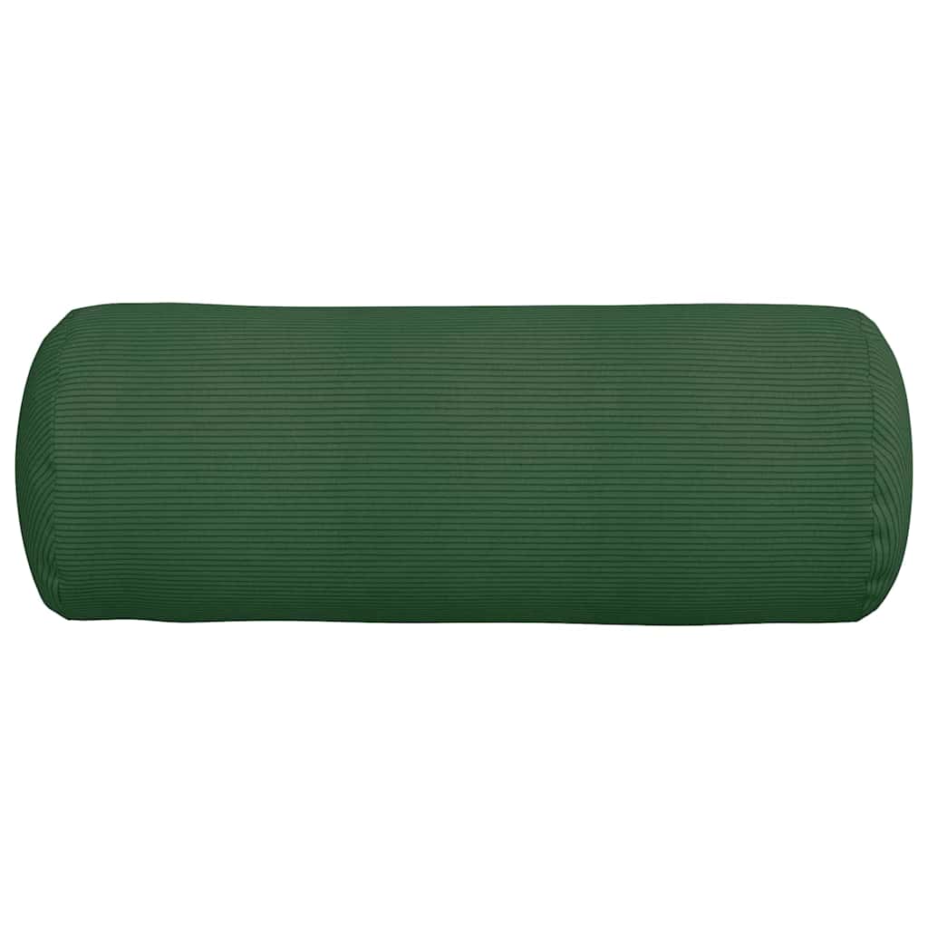 Perne Bolster 2 pcs Verde închis Ø 25 x 70 cm GartenMobel Dekor