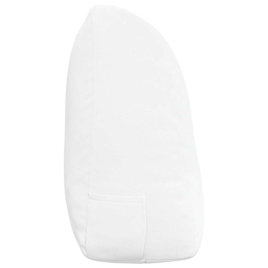 Perna pentru spate Alb 120 x 24 x 50 cm țesătură GartenMobel Dekor