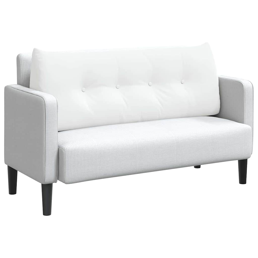 Perna pentru spate Alb 120 x 24 x 50 cm țesătură GartenMobel Dekor