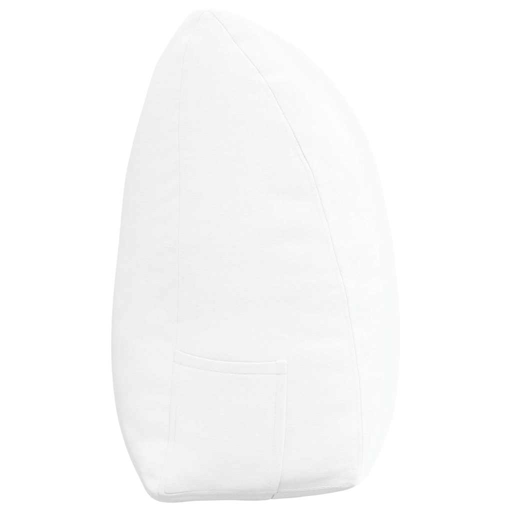 Perna pentru spate Alb 180 x 24 x 50 cm țesătură GartenMobel Dekor