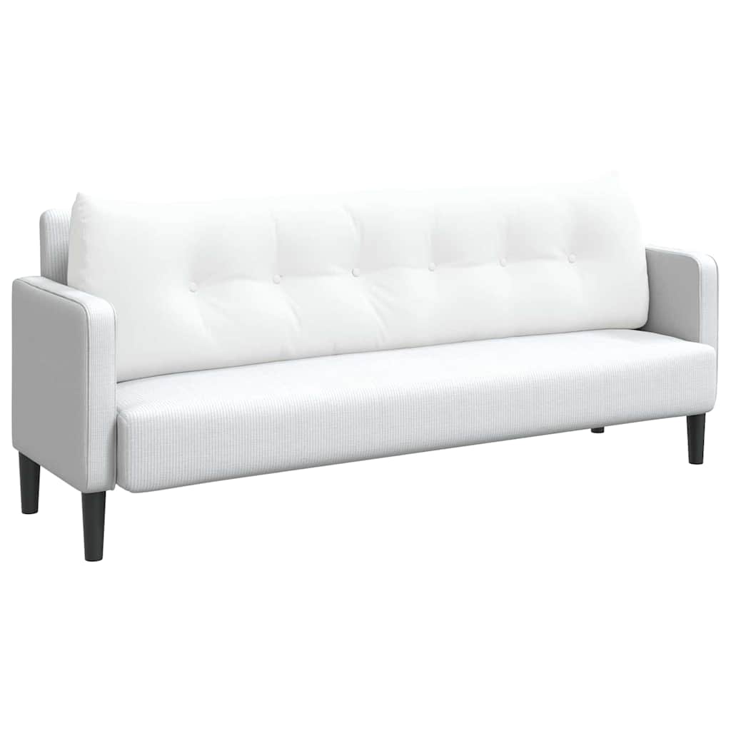 Perna pentru spate Alb 180 x 24 x 50 cm țesătură GartenMobel Dekor