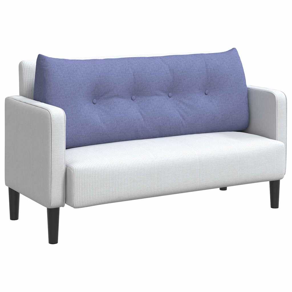 Perna pentru spate Albastru Jeans 120 x 24 x 50 cm țesătură GartenMobel Dekor