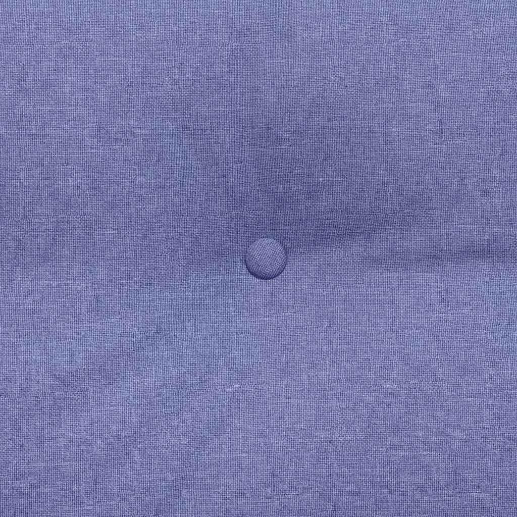 Perna pentru spate Albastru Jeans 140 x 24 x 50 cm țesătură GartenMobel Dekor