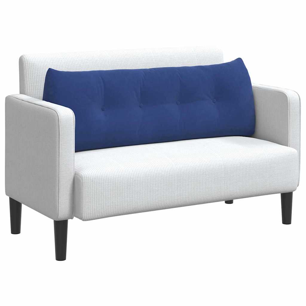 Perna pentru spate Albastru Poliție 140 x 24 x 50 cm Catifea GartenMobel Dekor