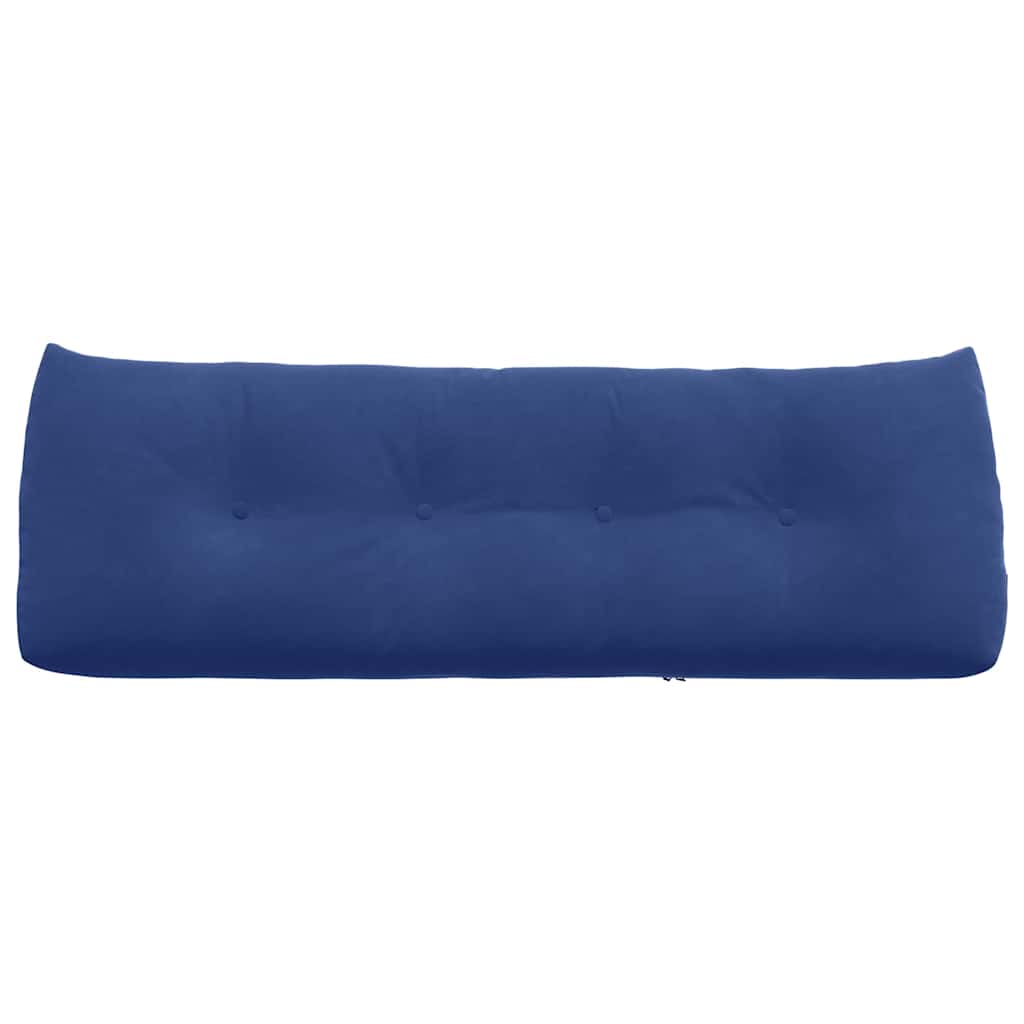 Perna pentru spate Albastru Poliție 140 x 24 x 50 cm Catifea GartenMobel Dekor