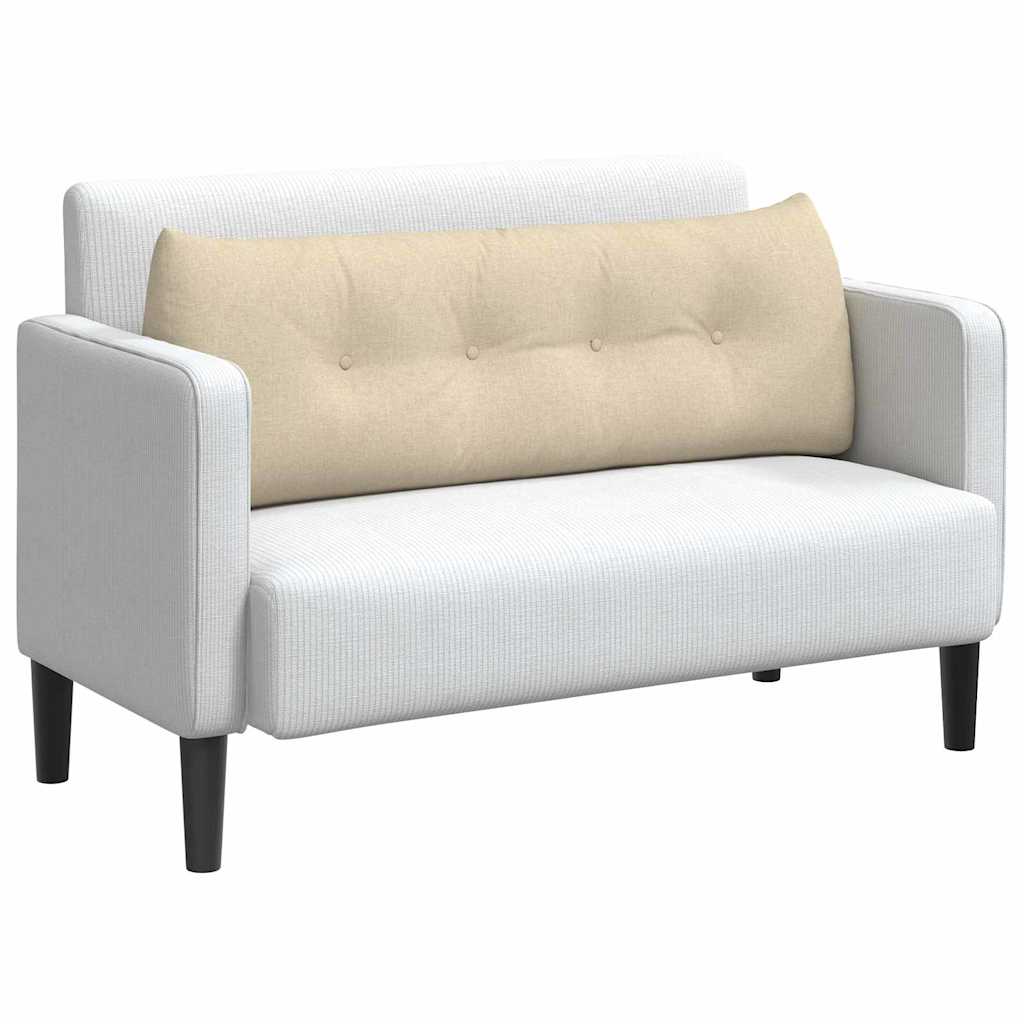 Perna pentru spate Crem 140 x 24 x 50 cm țesătură GartenMobel Dekor