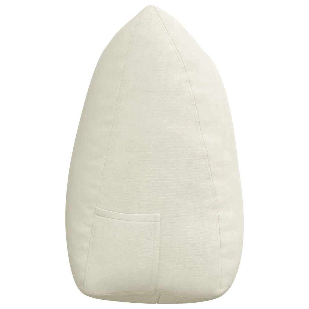 Perna pentru spate Crem 140 x 24 x 50 cm Catifea GartenMobel Dekor
