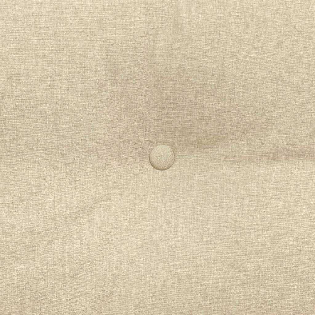 Perna pentru spate Crem 180 x 24 x 50 cm țesătură GartenMobel Dekor