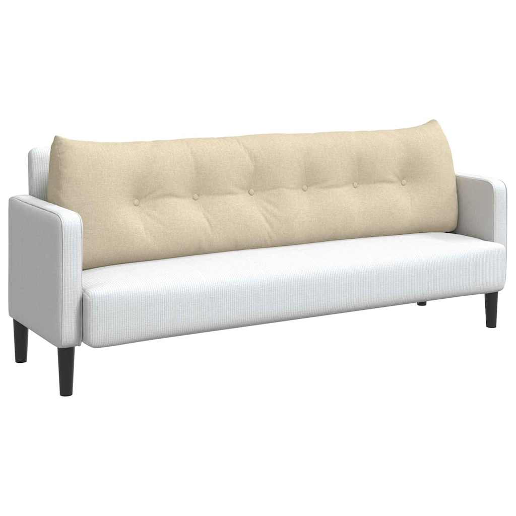 Perna pentru spate Crem 180 x 24 x 50 cm țesătură GartenMobel Dekor