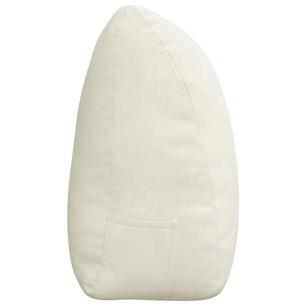 Perna pentru spate Crem 180 x 24 x 50 cm Catifea GartenMobel Dekor