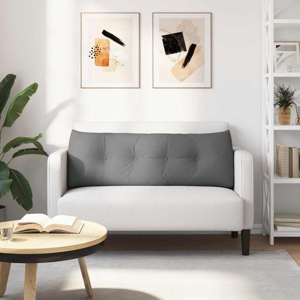 Perna pentru spate Gri închis 140 x 24 x 50 cm țesătură GartenMobel Dekor