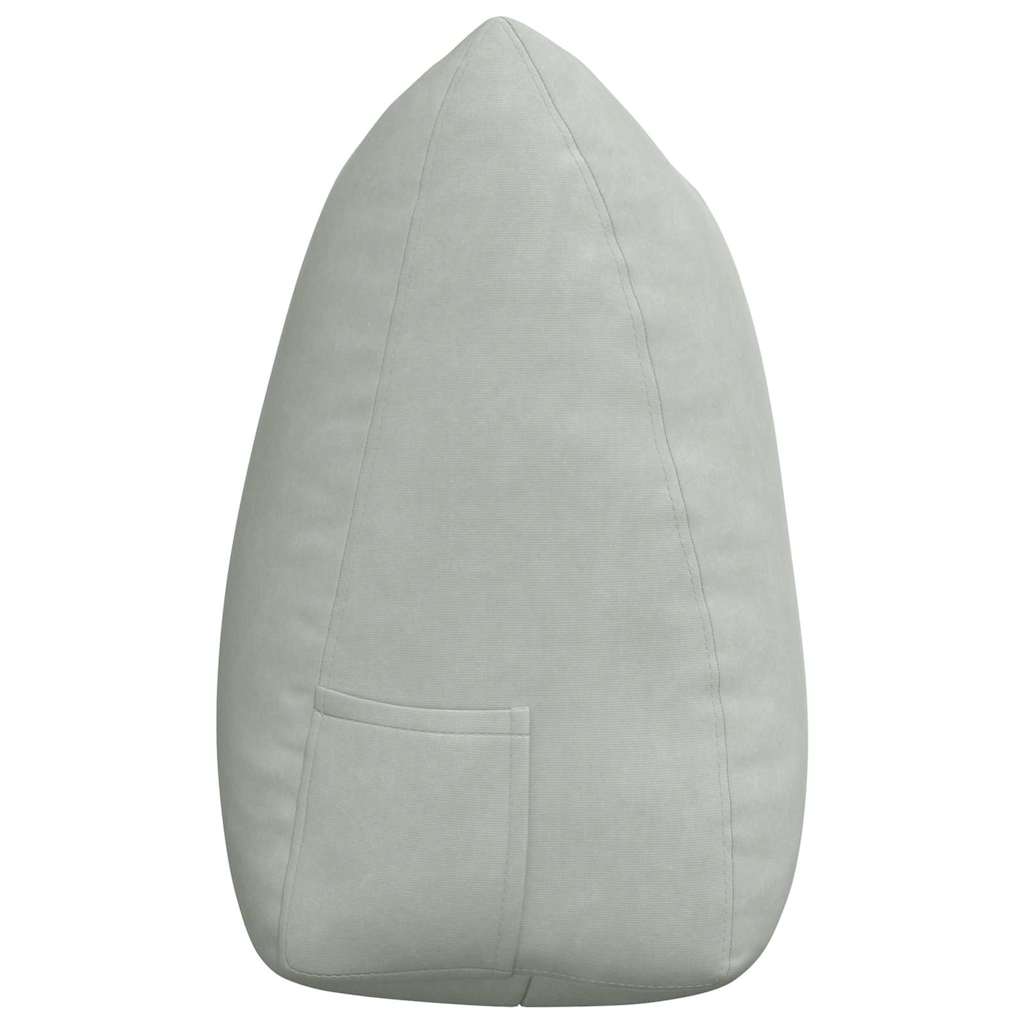 Perna pentru spate Gri deschis 140 x 24 x 50 cm Catifea GartenMobel Dekor