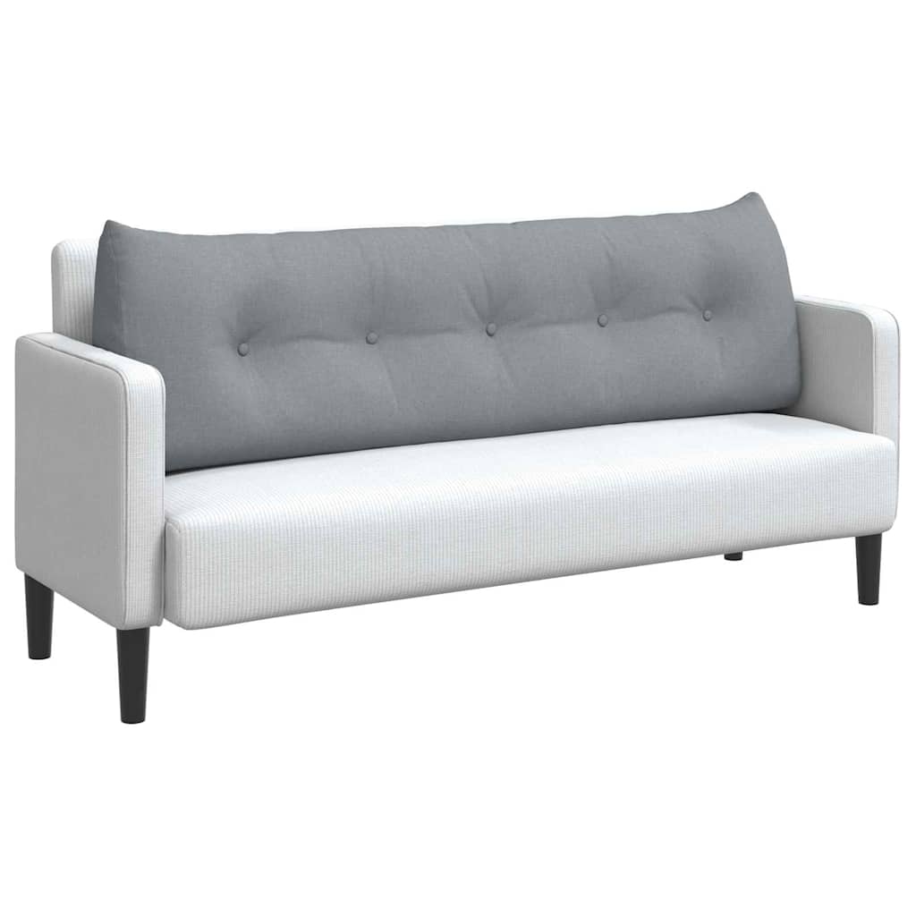 Perna pentru spate Gri deschis 160 x 24 x 50 cm țesătură GartenMobel Dekor