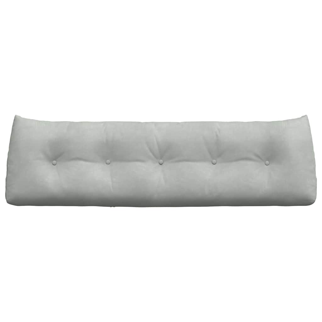 Perna pentru spate Gri deschis 160 x 24 x 50 cm Catifea GartenMobel Dekor