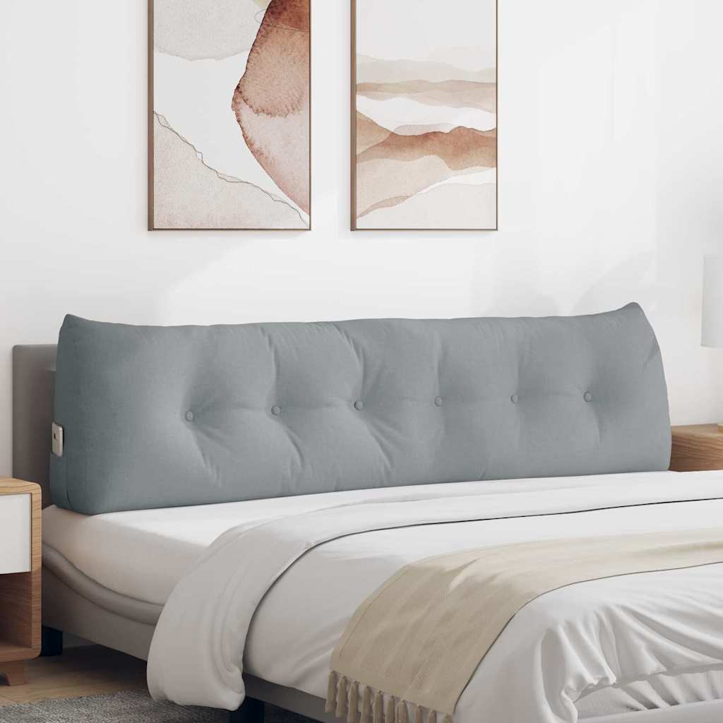 Perna pentru spate Gri deschis 180 x 24 x 50 cm țesătură GartenMobel Dekor