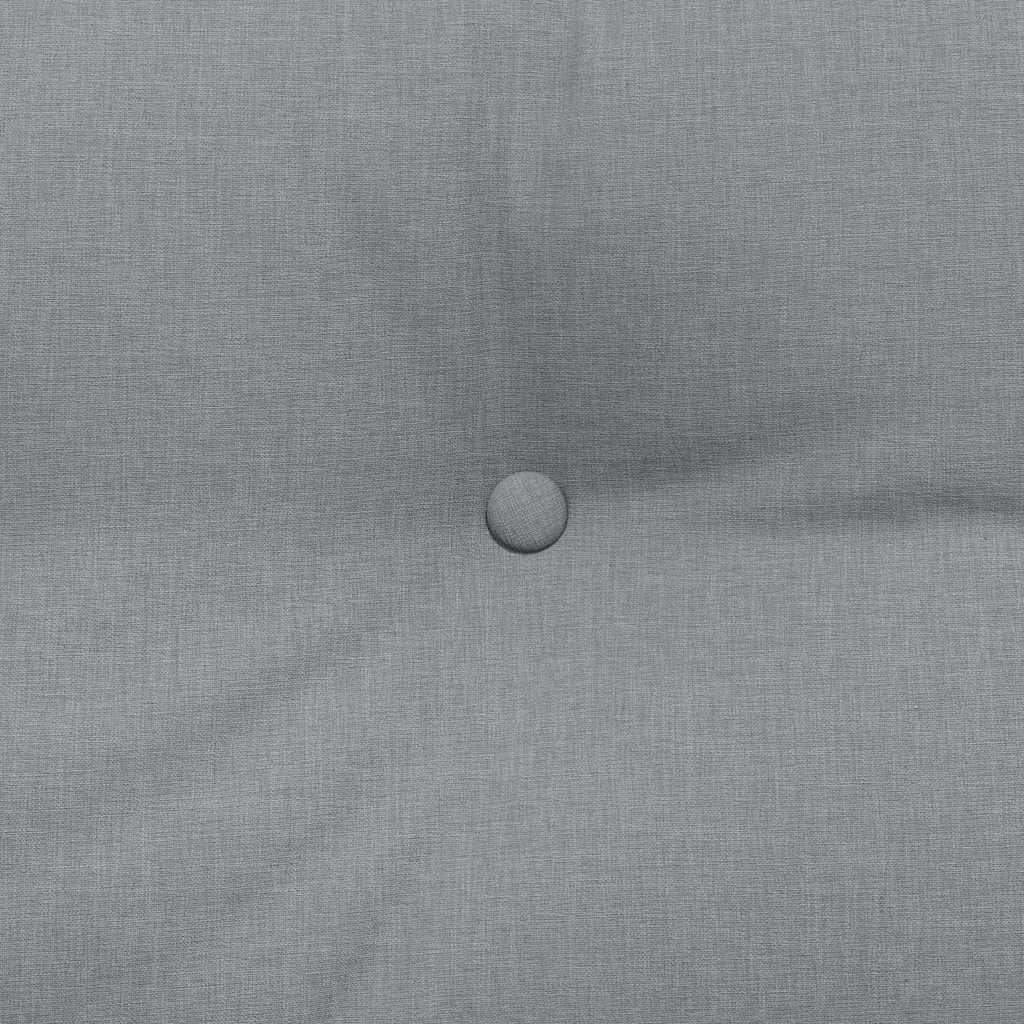 Perna pentru spate Gri deschis 180 x 24 x 50 cm țesătură GartenMobel Dekor