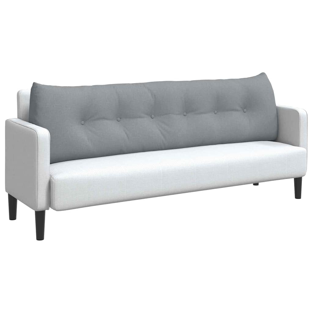 Perna pentru spate Gri deschis 180 x 24 x 50 cm țesătură GartenMobel Dekor