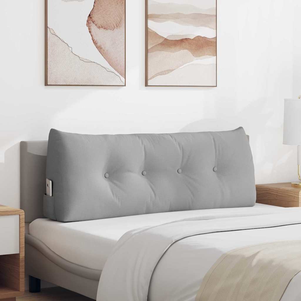 Perna pentru spate Gri nori 120 x 24 x 50 cm țesătură GartenMobel Dekor