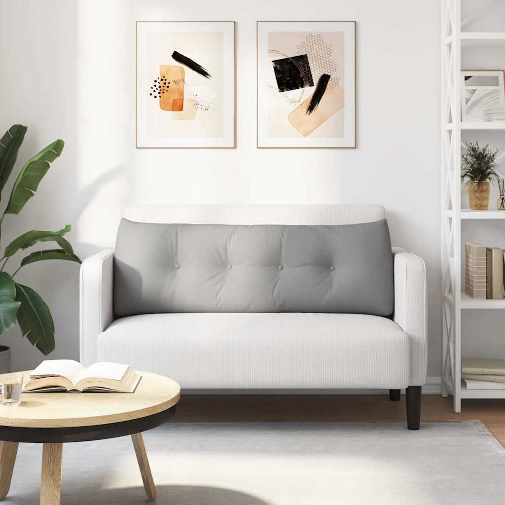 Perna pentru spate Gri nori 140 x 24 x 50 cm țesătură GartenMobel Dekor