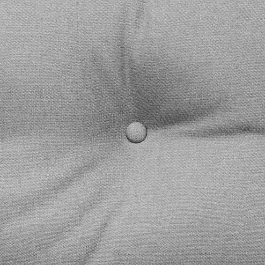 Perna pentru spate Gri nori 140 x 24 x 50 cm țesătură GartenMobel Dekor