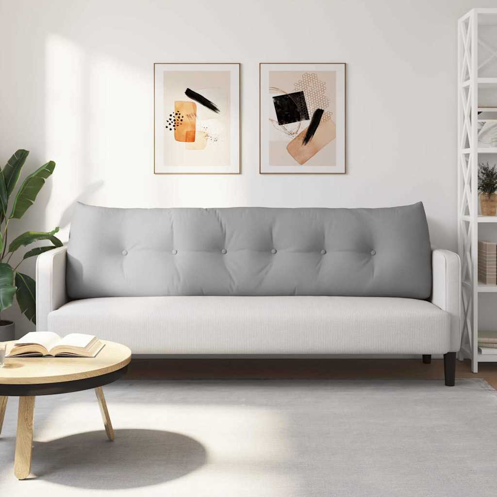 Perna pentru spate Gri nori 180 x 24 x 50 cm țesătură GartenMobel Dekor