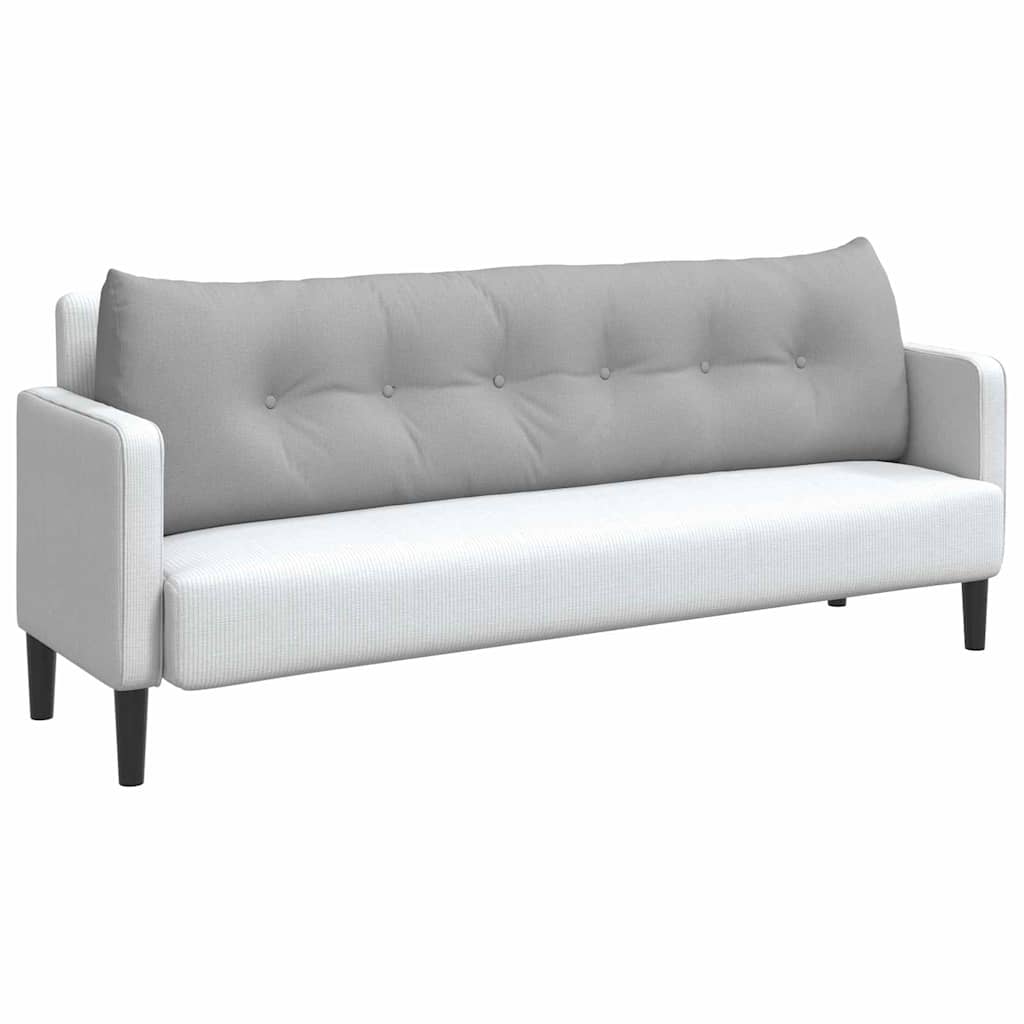 Perna pentru spate Gri nori 180 x 24 x 50 cm țesătură GartenMobel Dekor