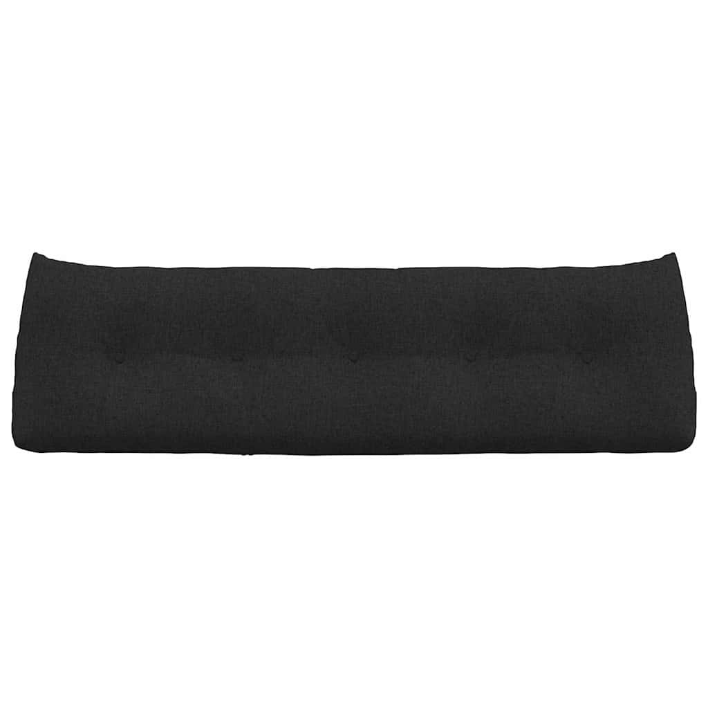 Perna pentru spate Negru 160 x 24 x 50 cm țesătură GartenMobel Dekor