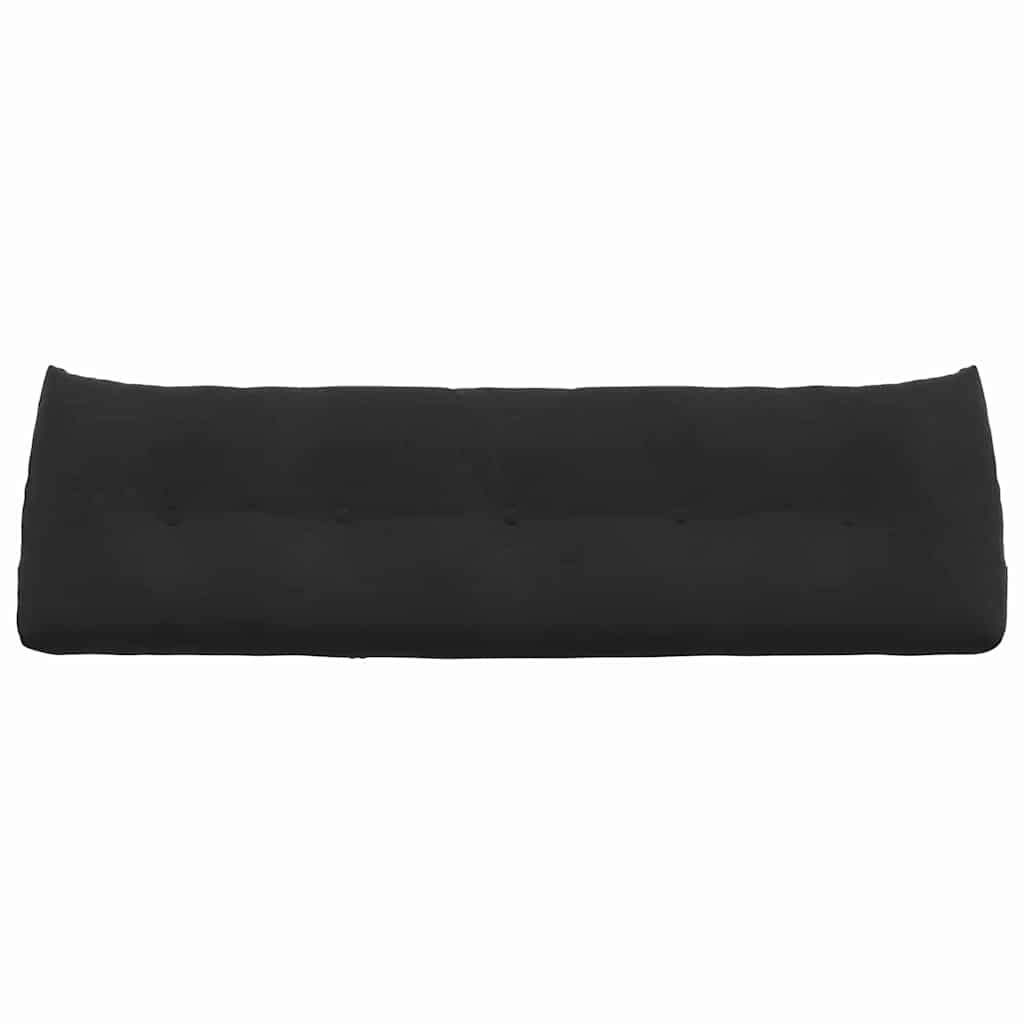Perna pentru spate Negru 160 x 24 x 50 cm Catifea GartenMobel Dekor