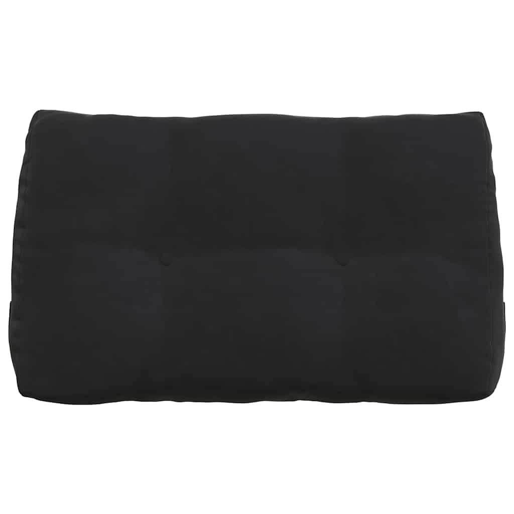 Perna pentru spate Negru 80 x 24 x 50 cm Catifea GartenMobel Dekor