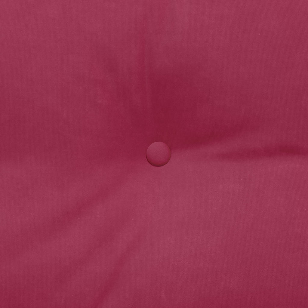 Perna pentru spate Roșu Vin 180 x 24 x 50 cm Catifea GartenMobel Dekor