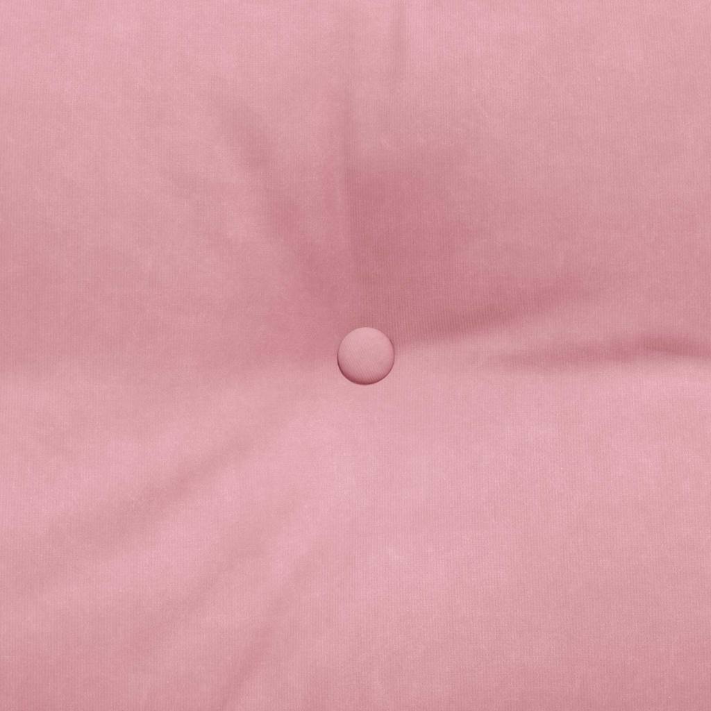 Perna pentru spate Roz 180 x 24 x 50 cm Catifea GartenMobel Dekor