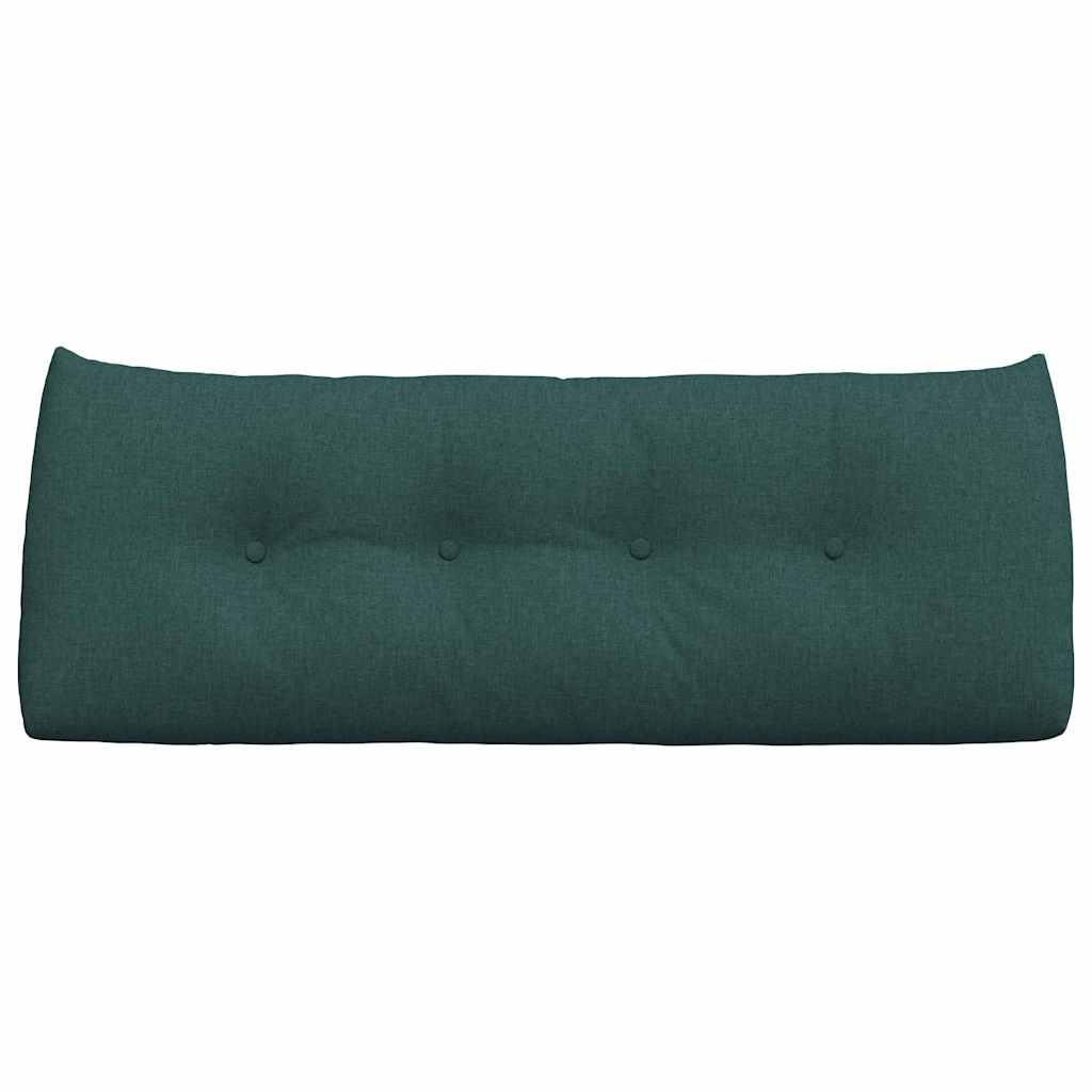 Perna pentru spate Verde închis 120 x 24 x 50 cm țesătură GartenMobel Dekor