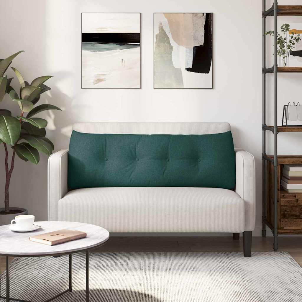Perna pentru spate Verde închis 140 x 24 x 50 cm țesătură GartenMobel Dekor