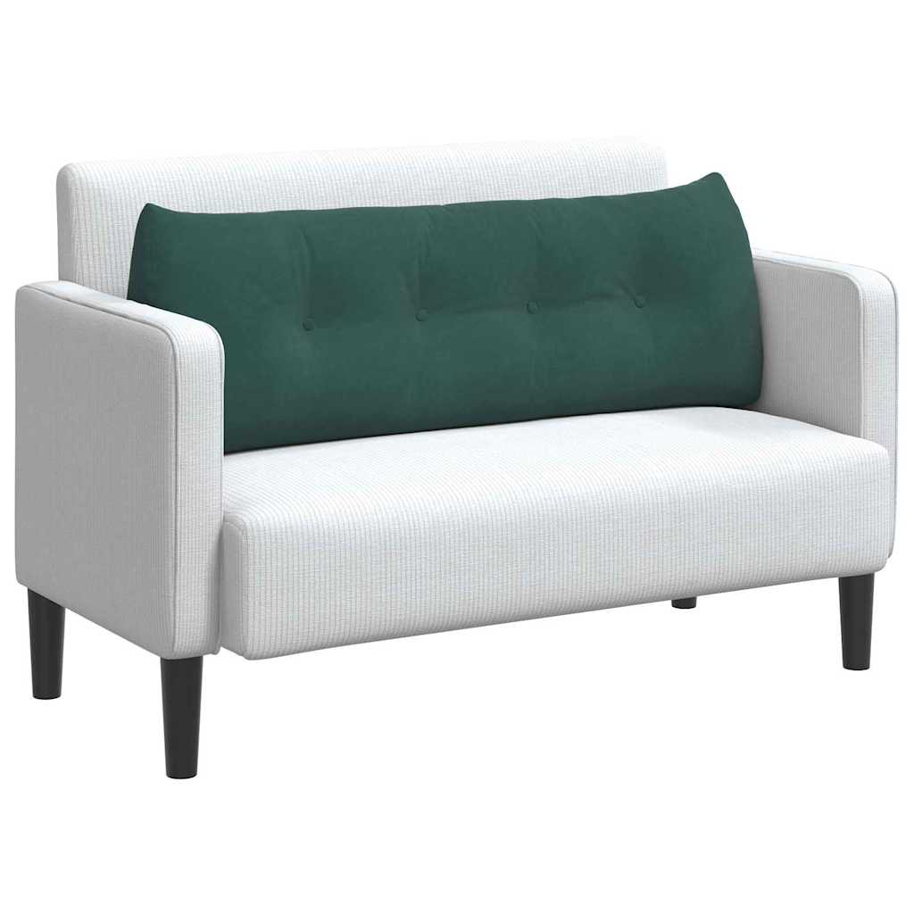 Perna pentru spate Verde închis 140 x 24 x 50 cm Catifea GartenMobel Dekor