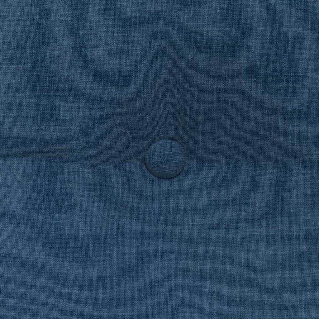 Perna pentru spate albastru 120 x 24 x 50 cm țesătură GartenMobel Dekor