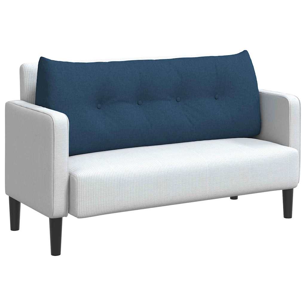 Perna pentru spate albastru 120 x 24 x 50 cm țesătură GartenMobel Dekor