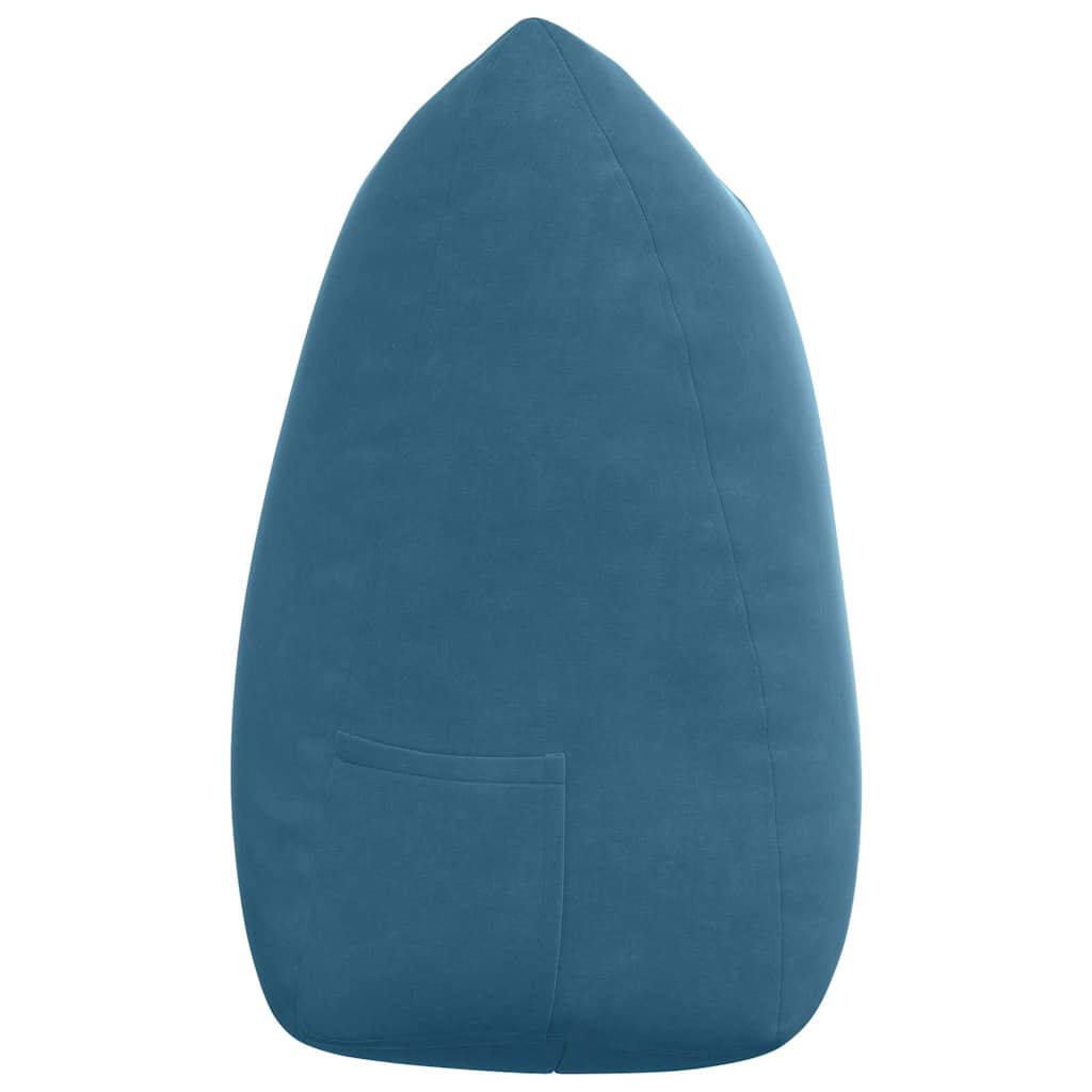 Perna pentru spate albastru 140 x 24 x 50 cm Catifea GartenMobel Dekor