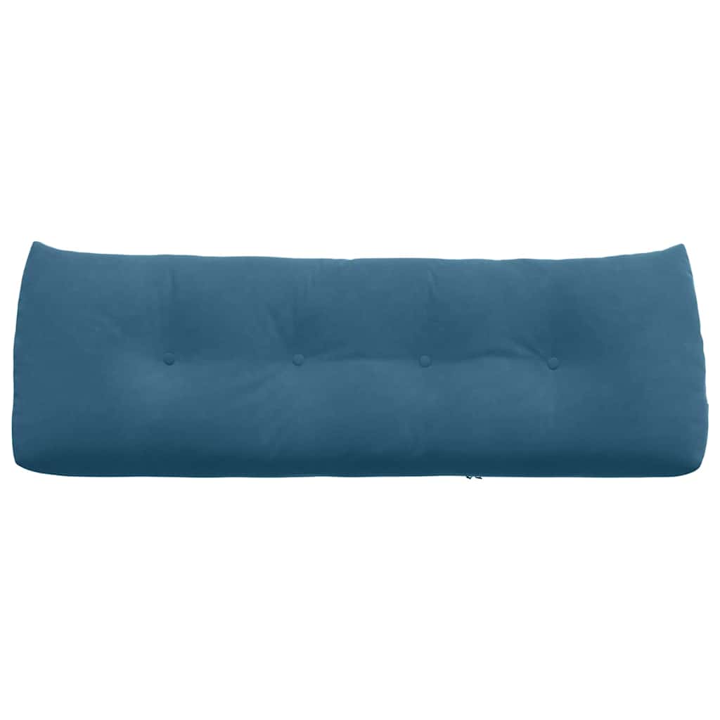 Perna pentru spate albastru 140 x 24 x 50 cm Catifea GartenMobel Dekor