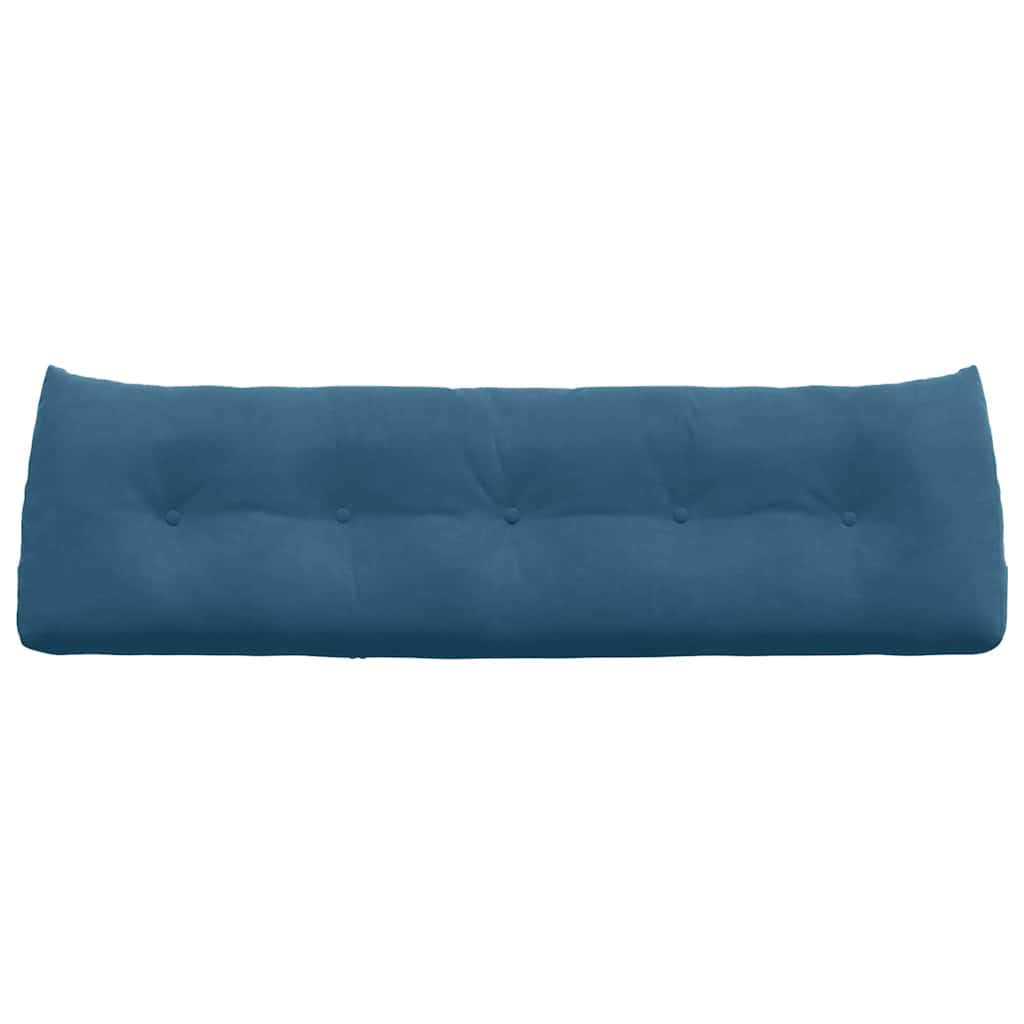 Perna pentru spate albastru 160 x 24 x 50 cm Catifea GartenMobel Dekor