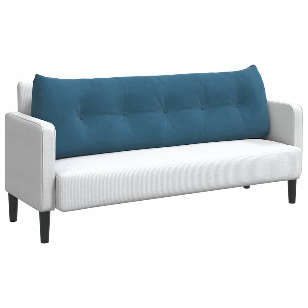 Perna pentru spate albastru 160 x 24 x 50 cm Catifea GartenMobel Dekor