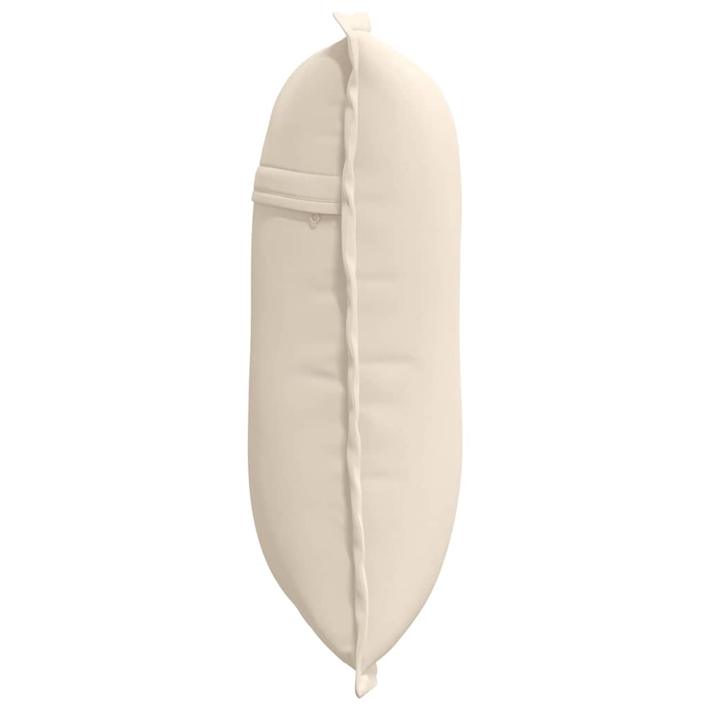 Perna pentru spate Bej 50 x 45 cm Țesătură din microfibră GartenMobel Dekor