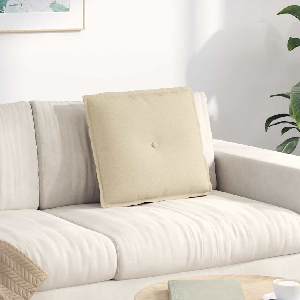 Perna pentru spate Crem 200 x 19 x 50 cm țesătură GartenMobel Dekor