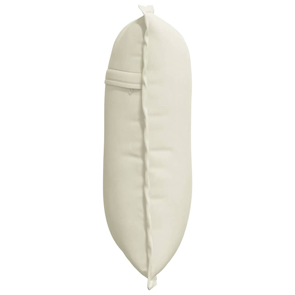 Perna pentru spate Crem 50 x 45 cm Țesătură din corduroy GartenMobel Dekor