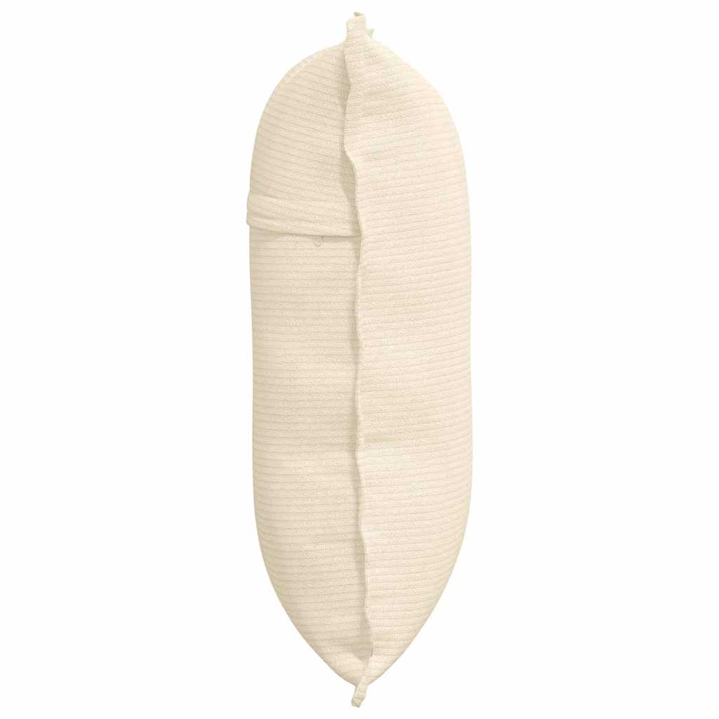 Perna pentru spate Crem 60 x 50 cm Țesătură din corduroy GartenMobel Dekor