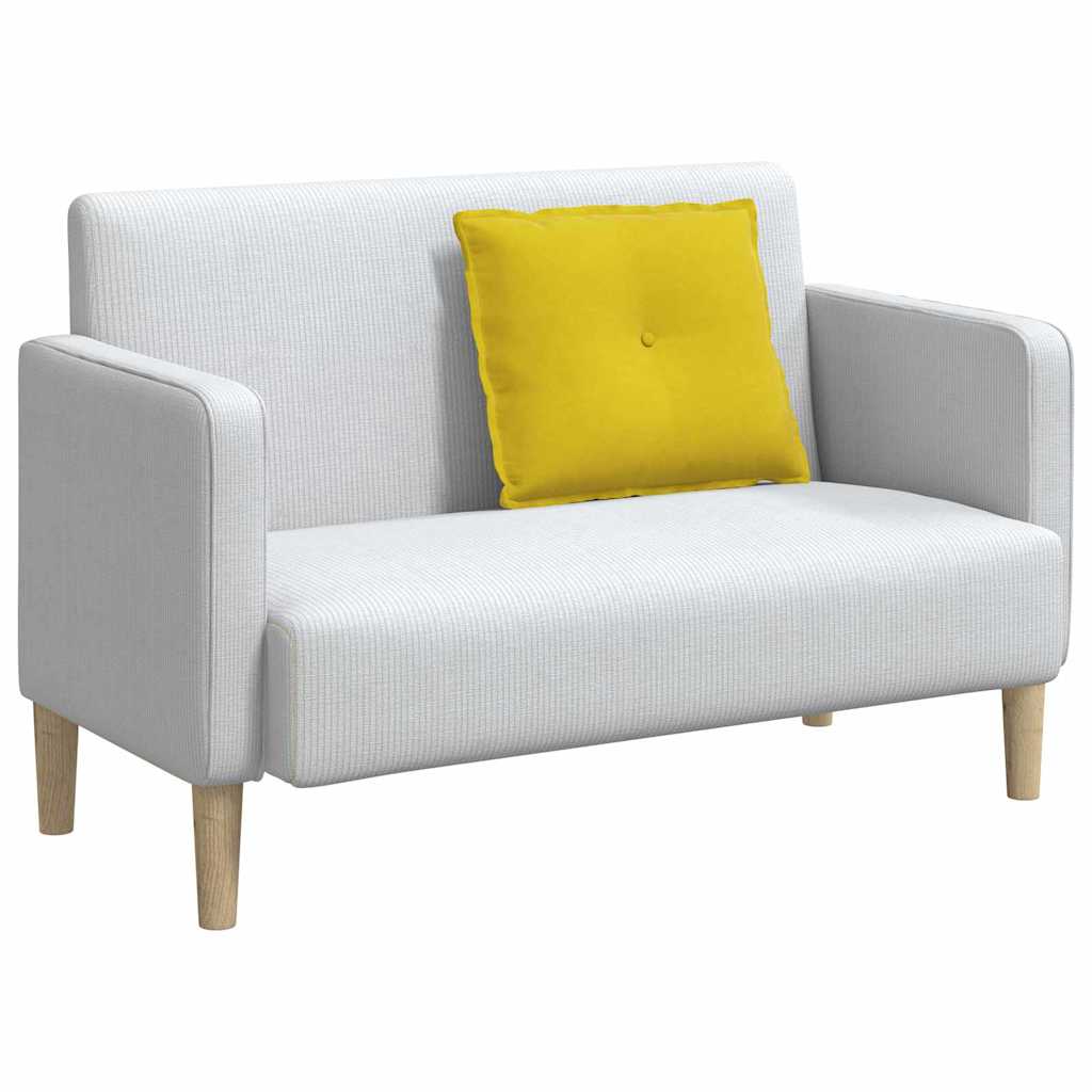 Perna pentru spate Galben 60 x 50 cm Țesătură din corduroy GartenMobel Dekor