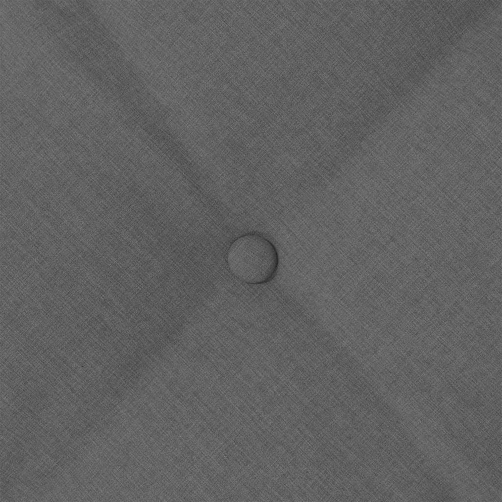 Perna pentru spate Gri închis 200 x 19 x 50 cm țesătură GartenMobel Dekor